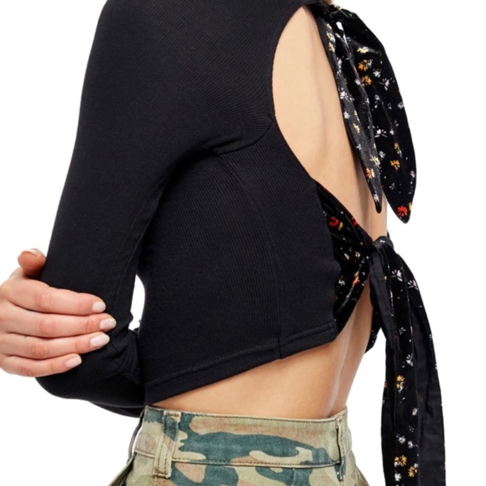 Free People Crop Top Size XL - Picture 4 of 6